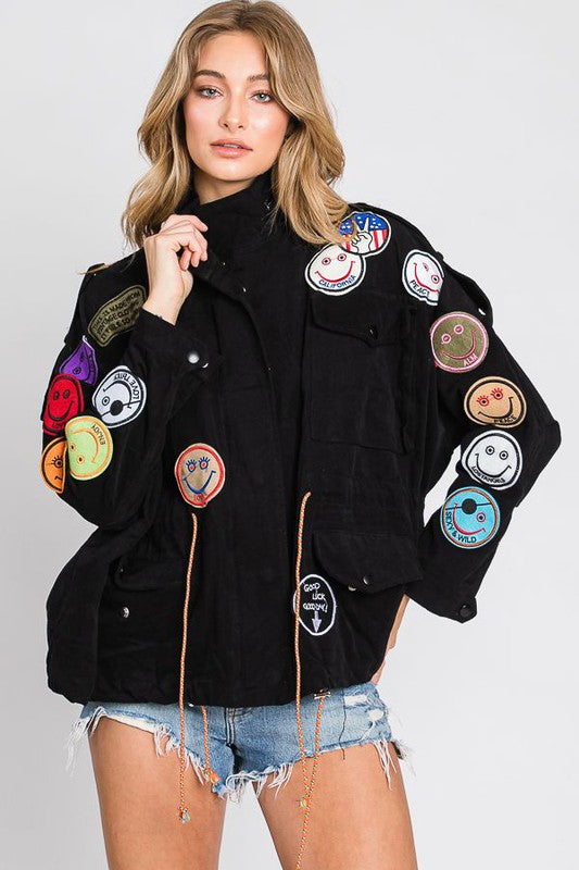 Smile Patch Jacket