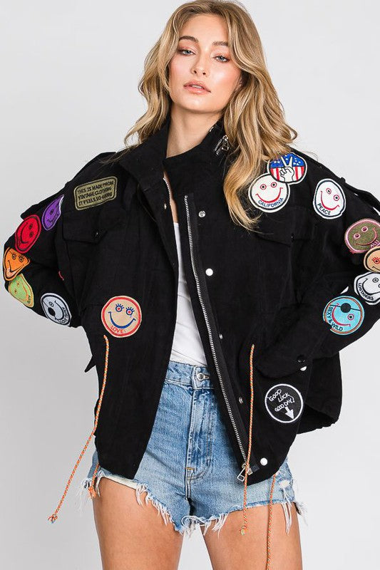 Smile Patch Jacket