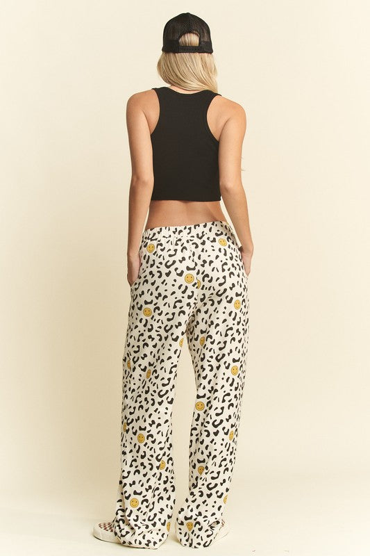 Smile Animal Print Pants