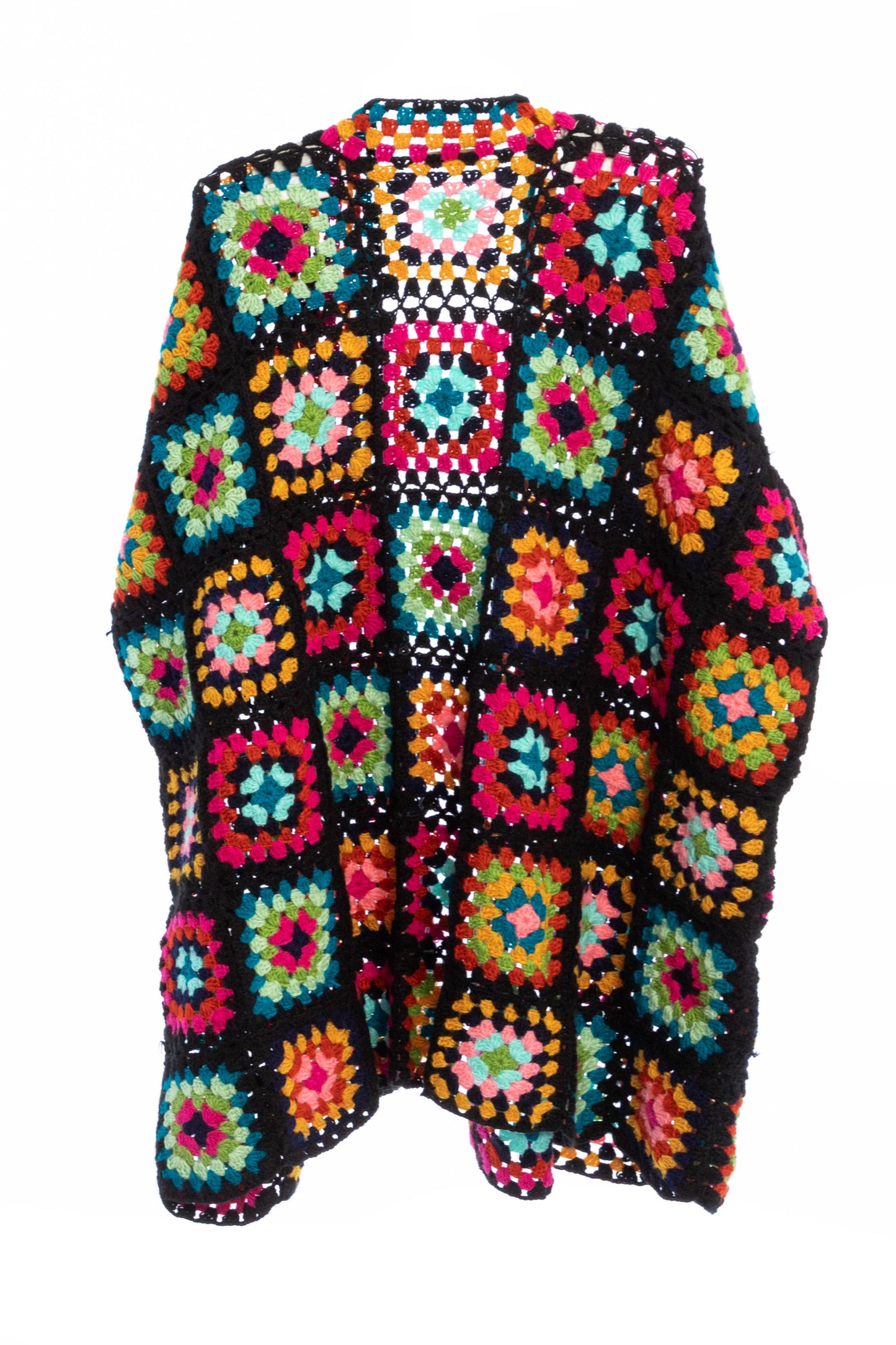 Crochet Square Short Kimono